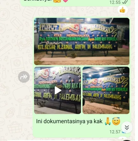 Pengiriman Papan Bunga Duka Serua Indah