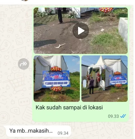 Pengiriman Karangan Bunga Serua Indah