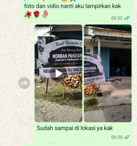 Pengiriman Karangan Bunga Serua Indah